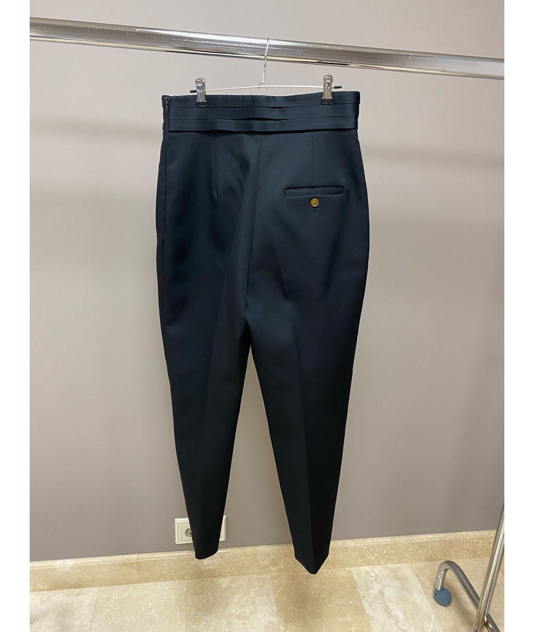 KHAITE Черные полиэстеровые брюки широкие, фото 2