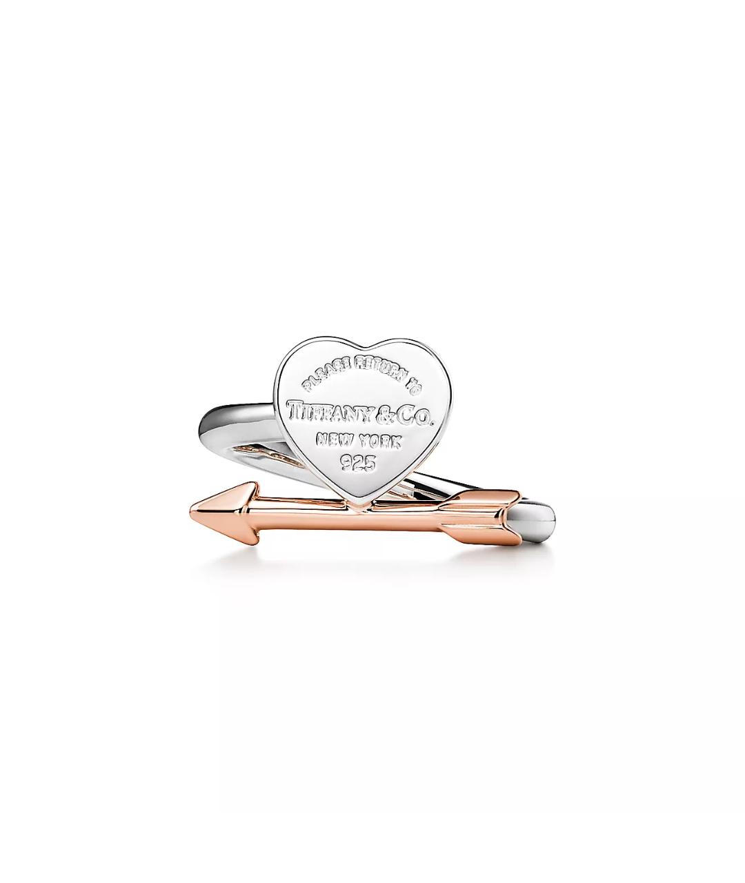 TIFFANY&CO Серебряное кольцо из розового золота, фото 1