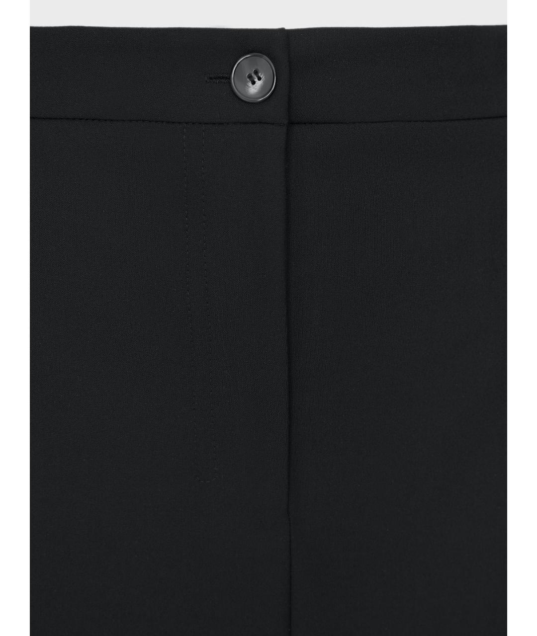 12 STOREEZ Черная полиэстеровая юбка макси, фото 5