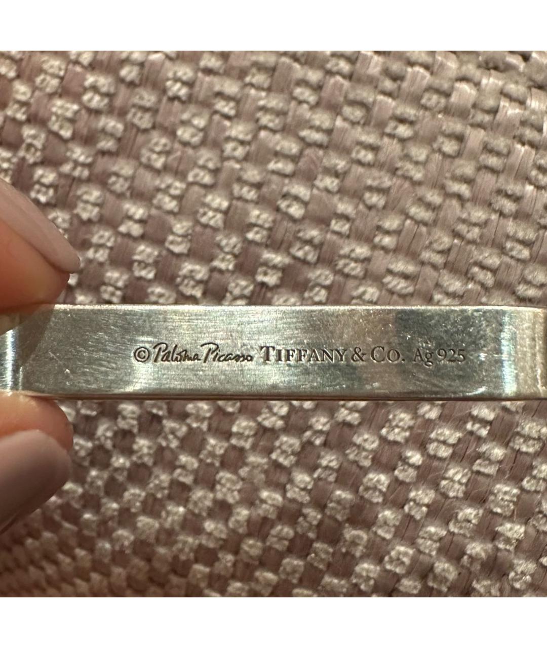 TIFFANY&CO Серебряные серебряные запонки, фото 5