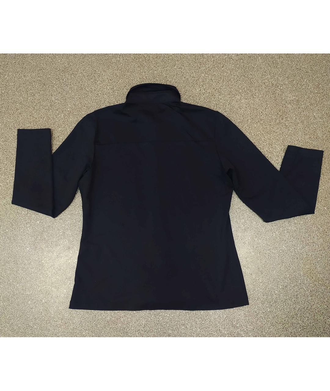 CINQUE Черная полиамидовая рубашка, фото 2
