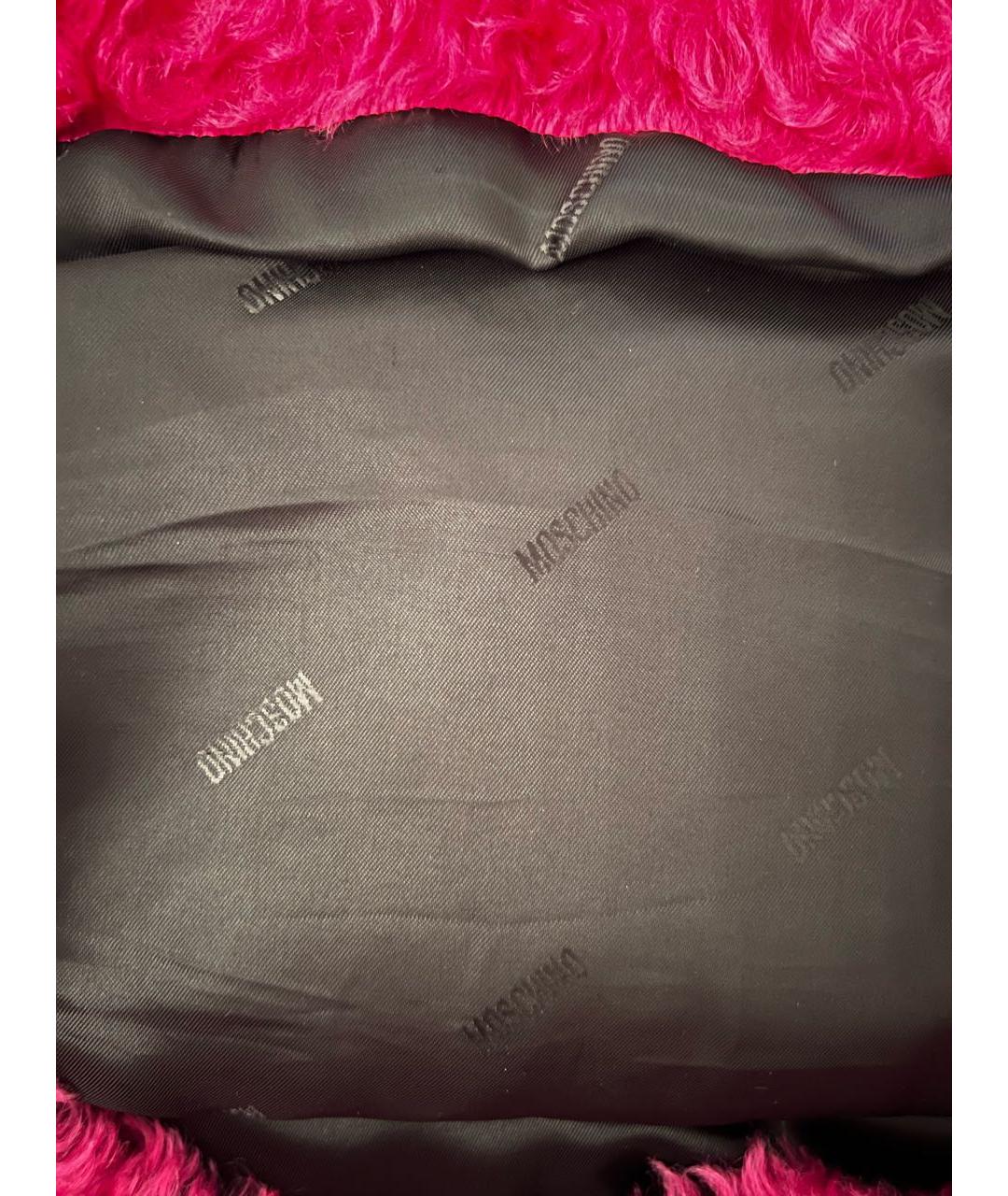 MOSCHINO Розовое шерстяное повседневное платье, фото 6