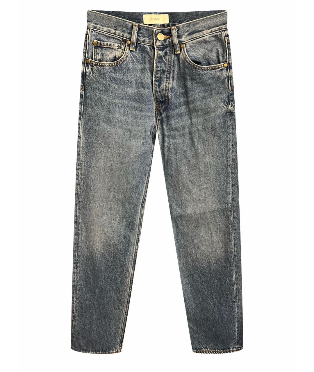 BA&SH Синие хлопковые прямые джинсы, фото 1