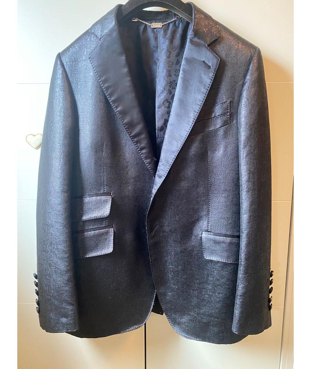 BILLIONAIRE Черный хлопковый пиджак, фото 9