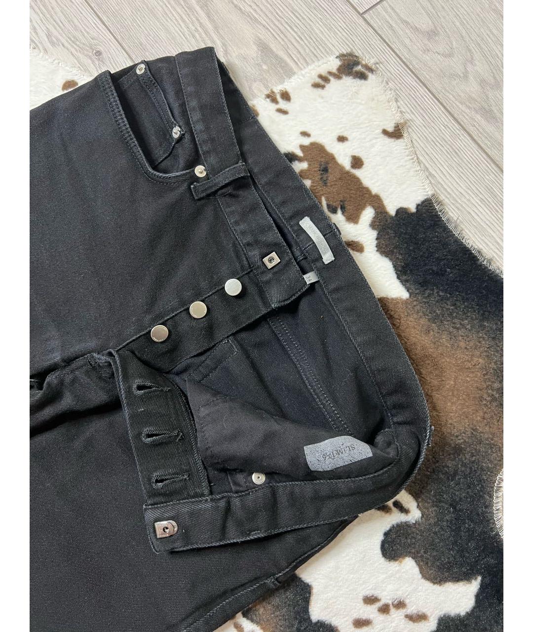 CHRISTIAN DIOR PRE-OWNED Черные хлопко-эластановые джинсы скинни, фото 5