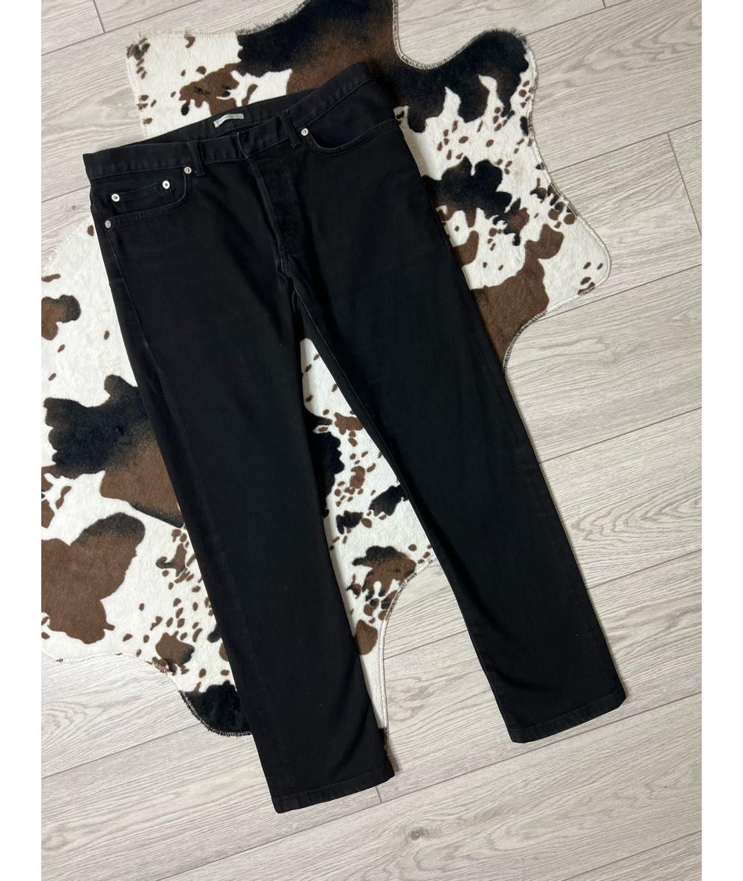 CHRISTIAN DIOR PRE-OWNED Черные хлопко-эластановые джинсы скинни, фото 9