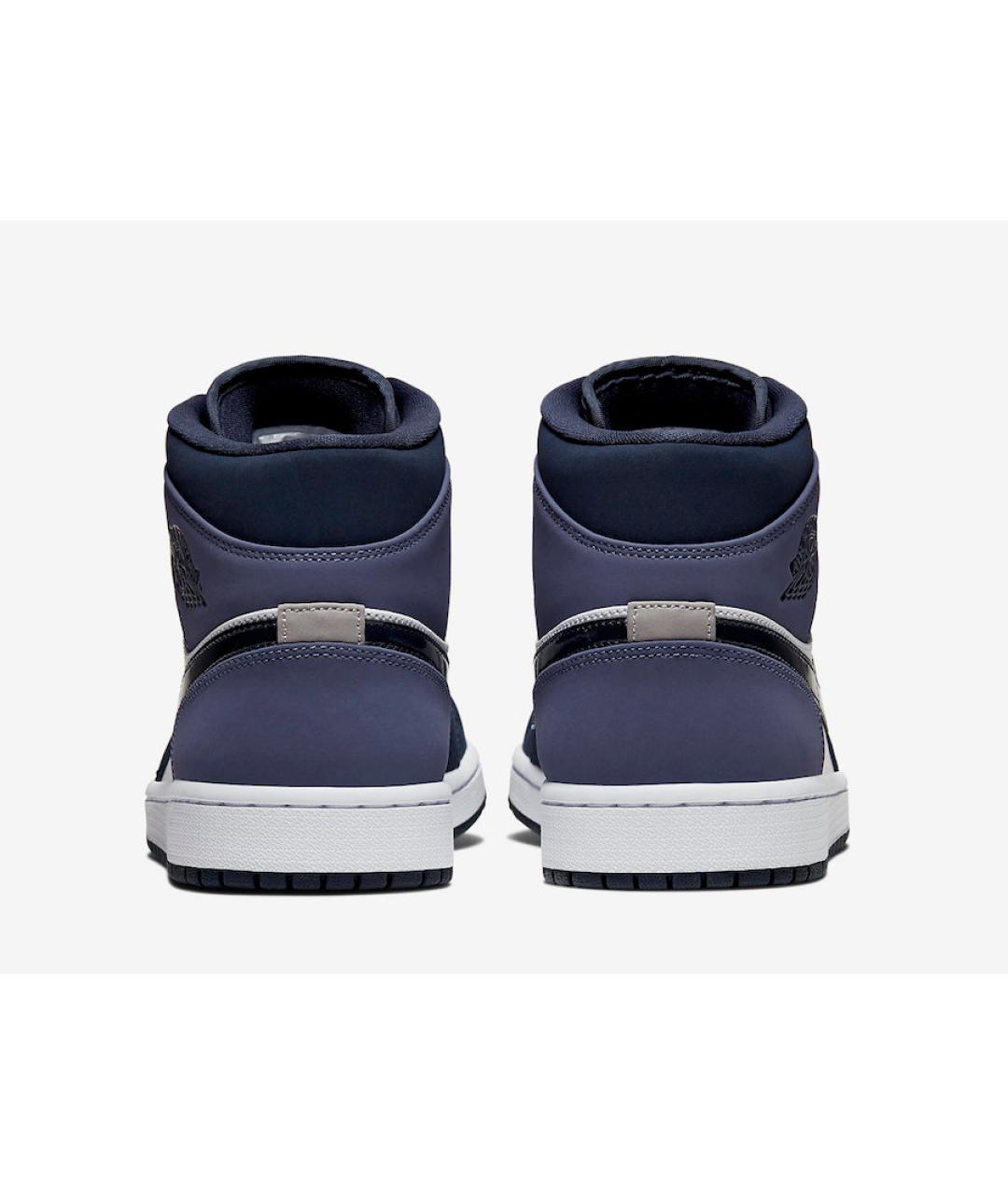 JORDAN Фиолетовые нубуковые кроссовки, фото 4