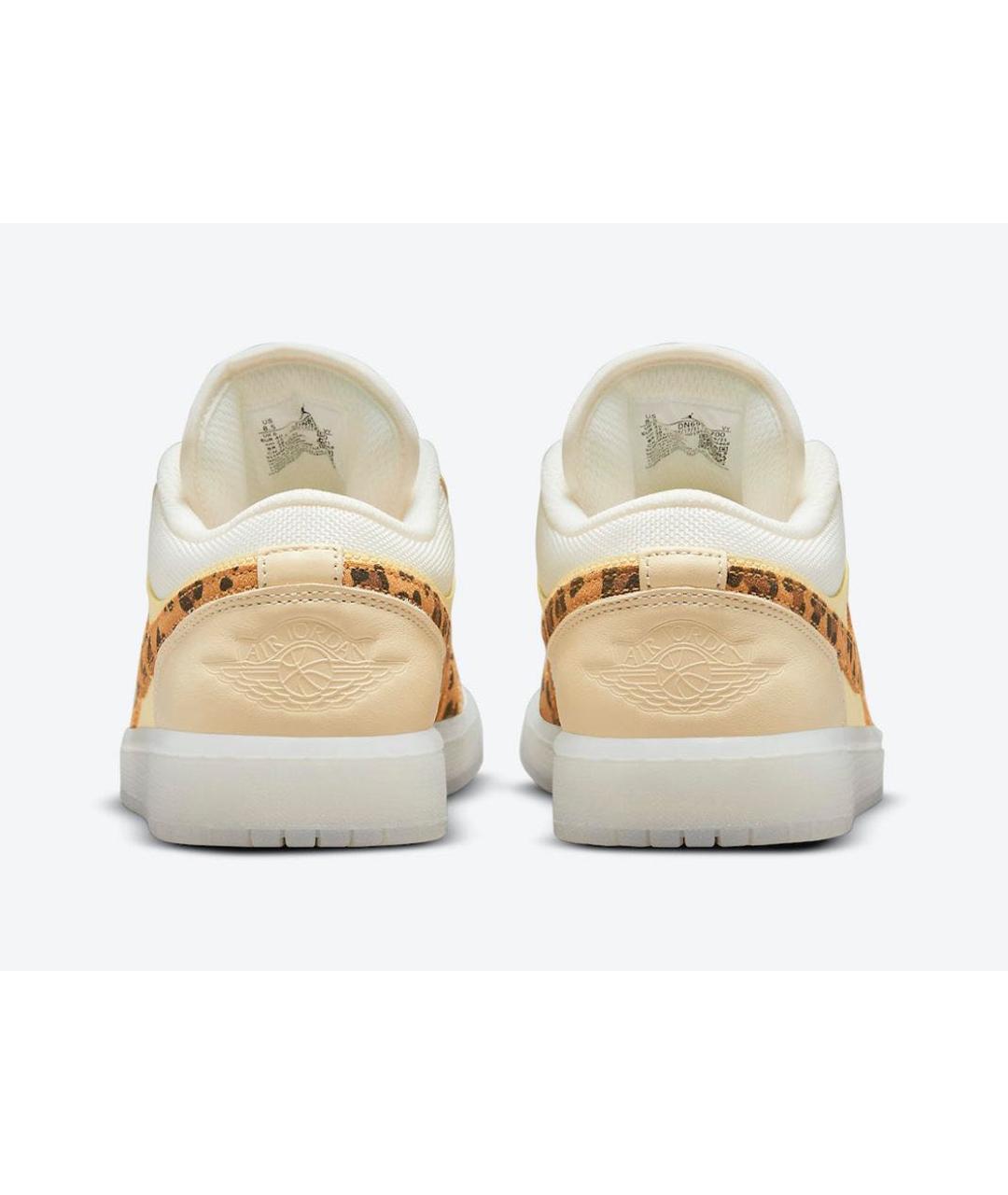 JORDAN Желтые кожаные кроссовки, фото 4