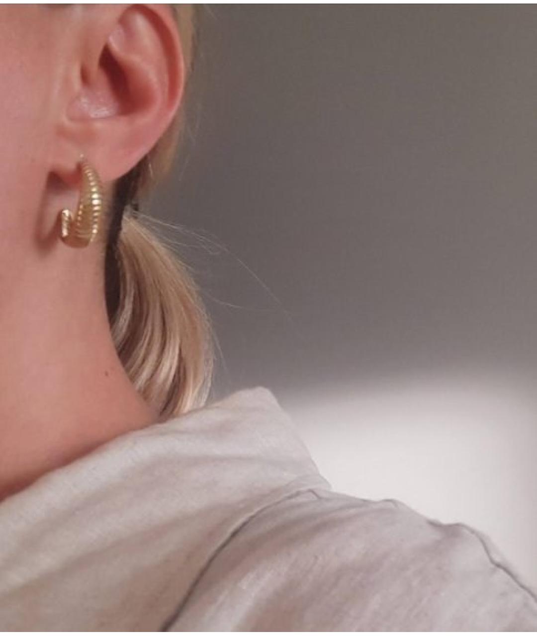 ROCHAS Золотые латунные серьги, фото 4