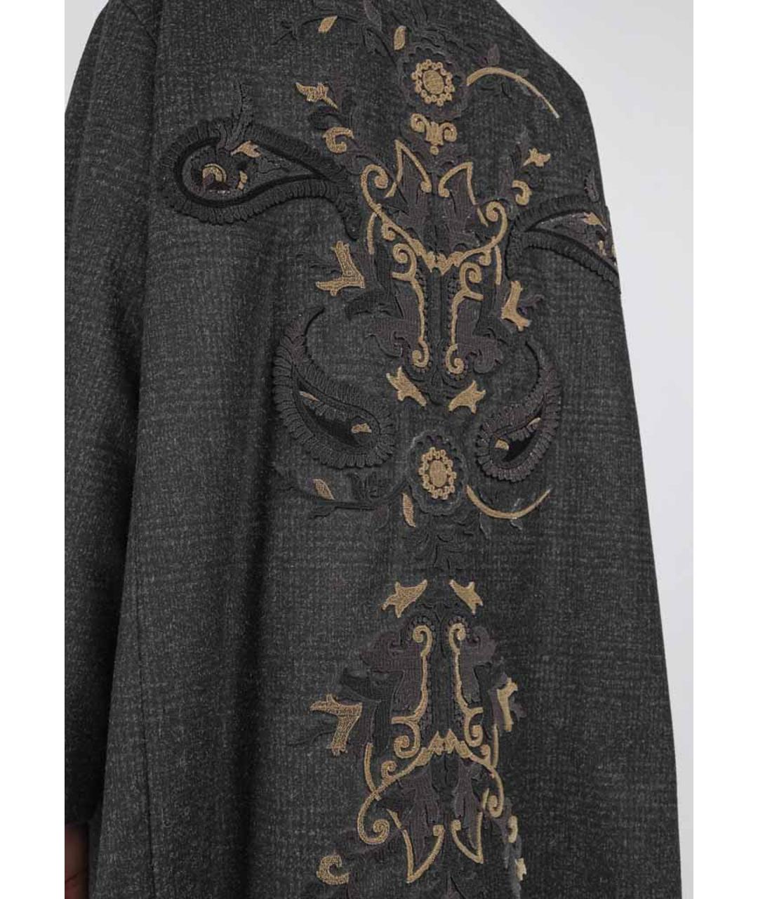 ANTONIO MARRAS Серое шерстяное пальто, фото 4