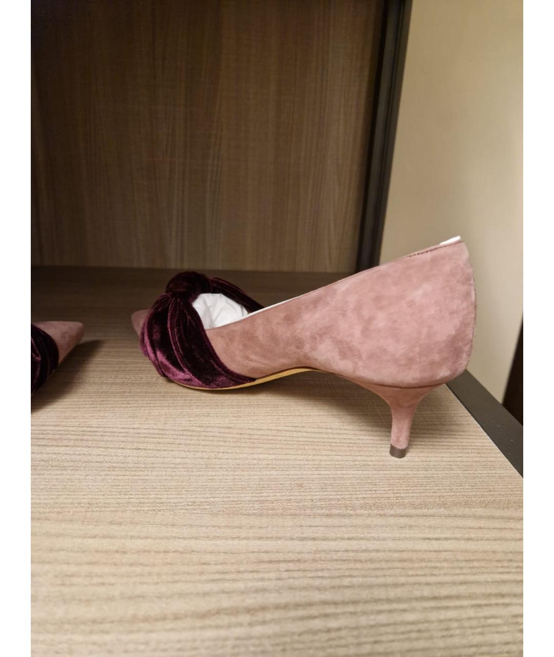 ALEXANDRE BIRMAN Розовые замшевые туфли, фото 7
