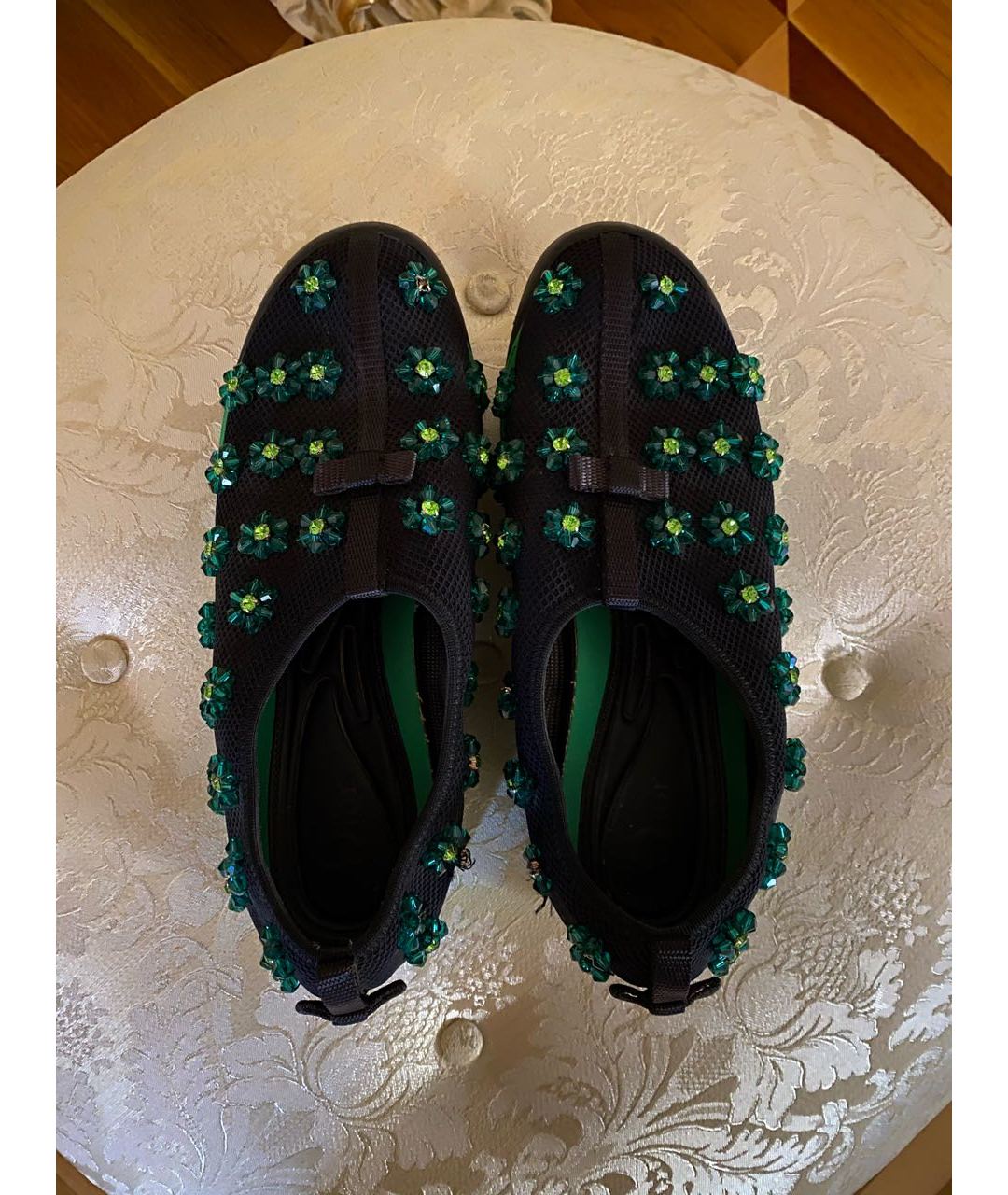 CHRISTIAN DIOR PRE-OWNED Черные резиновые кроссовки, фото 3