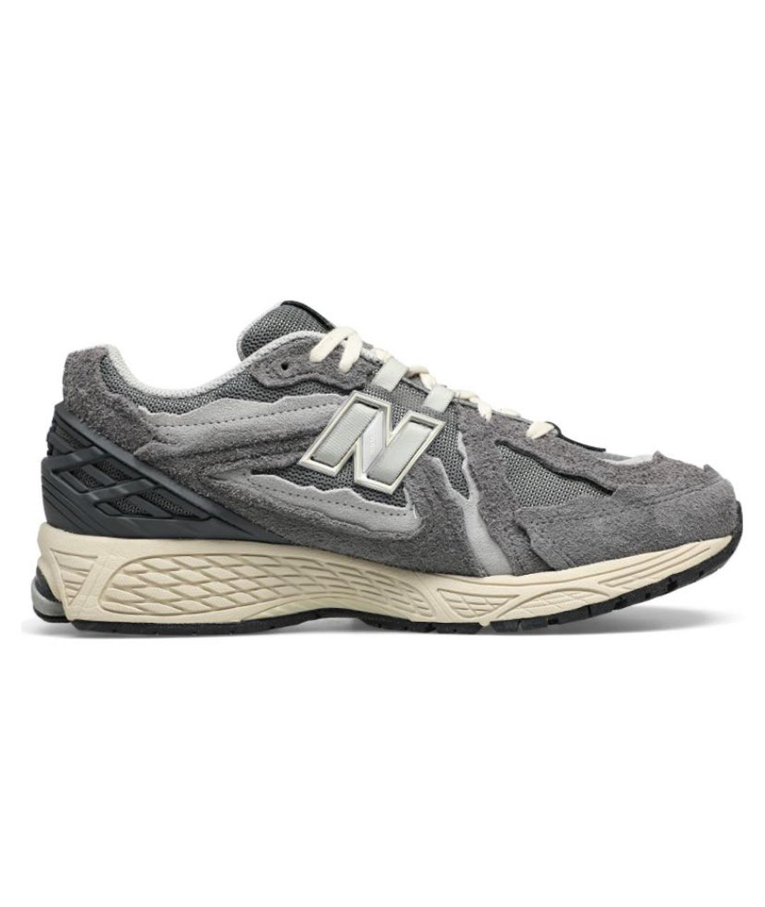 NEW BALANCE Серые замшевые кроссовки, фото 2