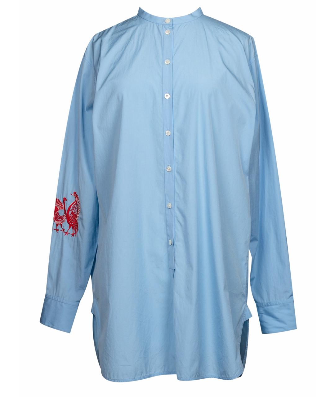 CELINE Голубая шелковая блузы, фото 1