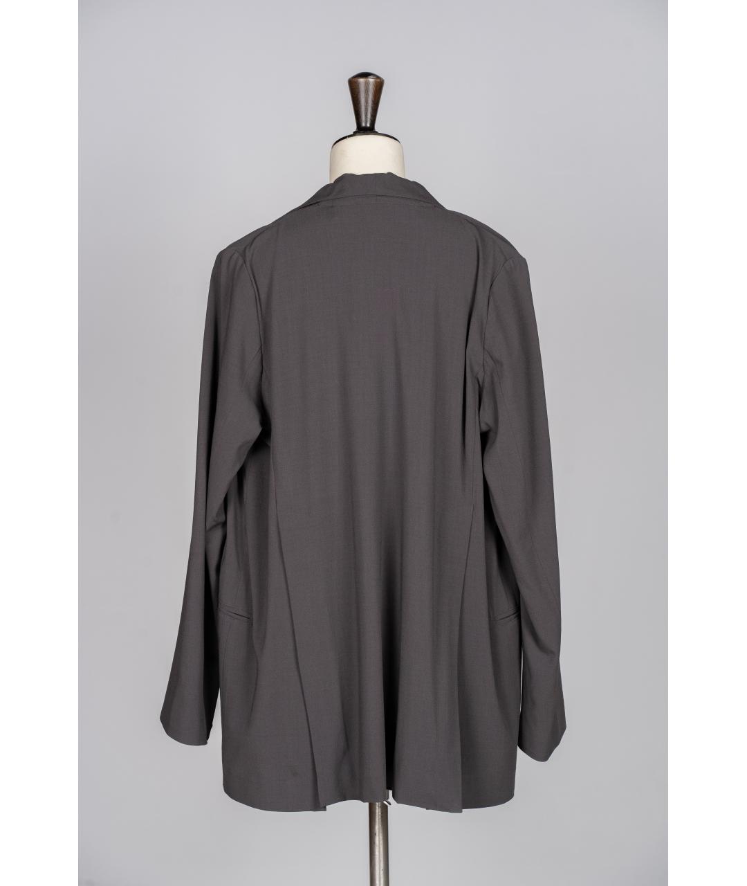 ISABEL BENENATO Серый вискозный жакет/пиджак, фото 2
