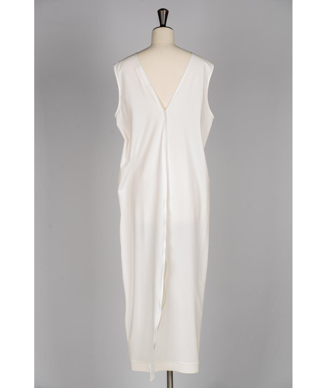 ISABEL BENENATO Белое вискозное повседневное платье, фото 2