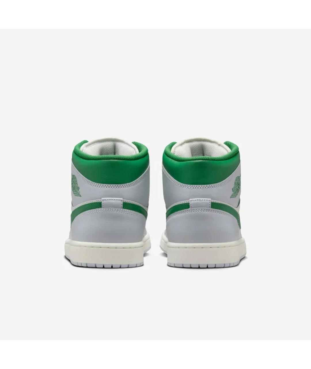 JORDAN Серые кожаные кроссовки, фото 4