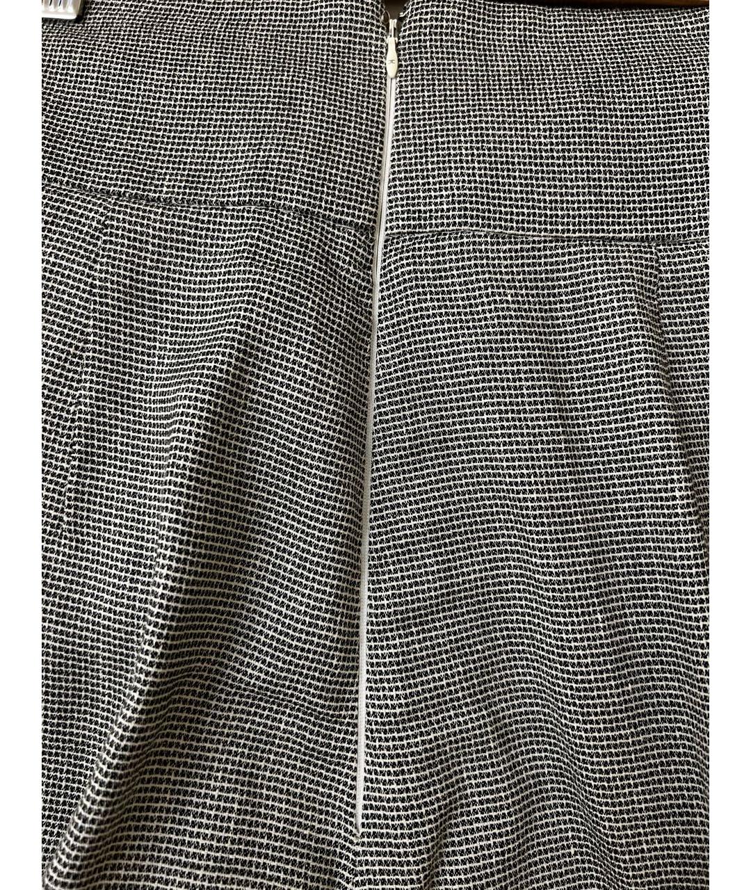 ELISABETTA FRANCHI Серые вискозные брюки узкие, фото 5