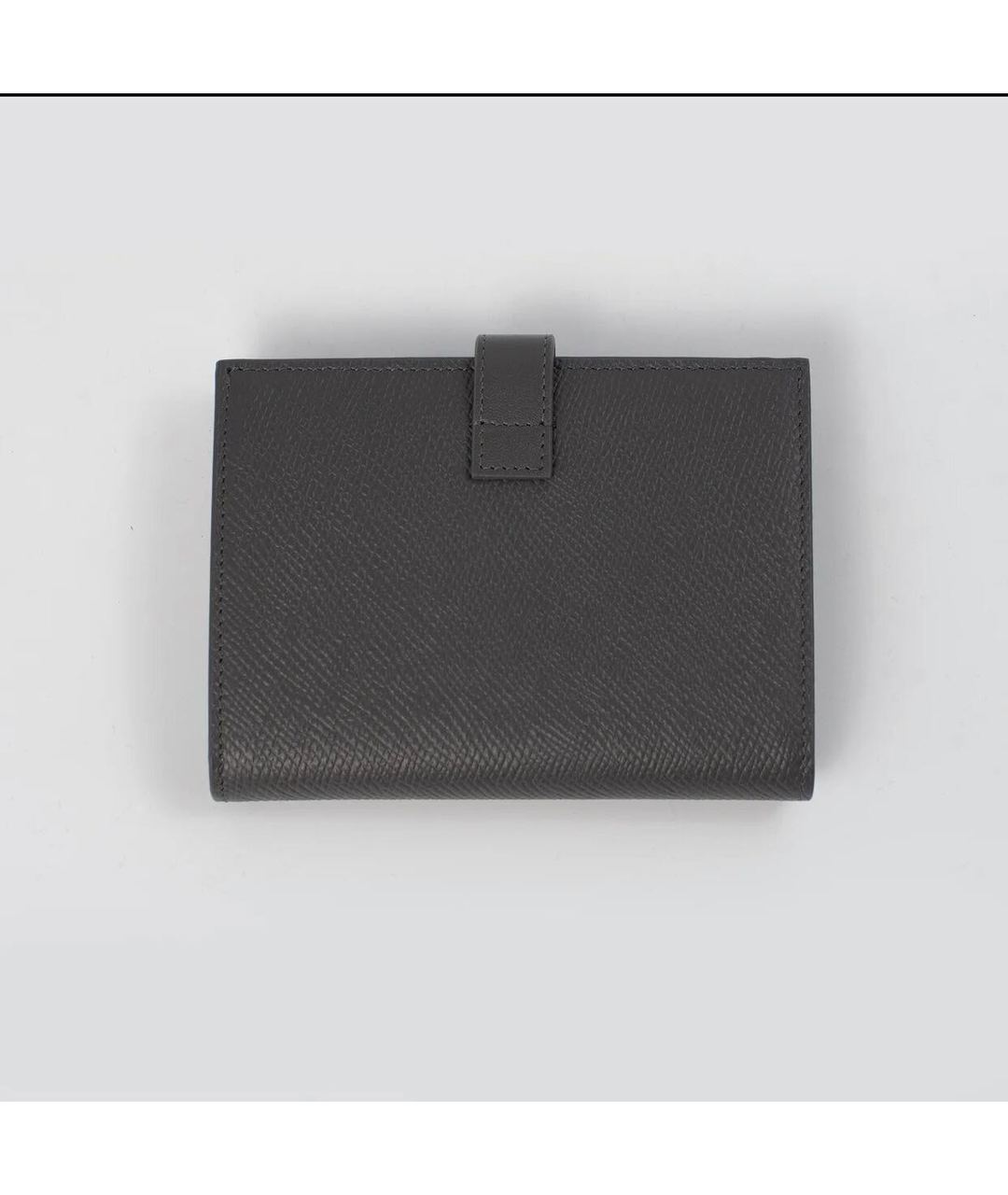 CELINE PRE-OWNED Серый кожаный кошелек, фото 2