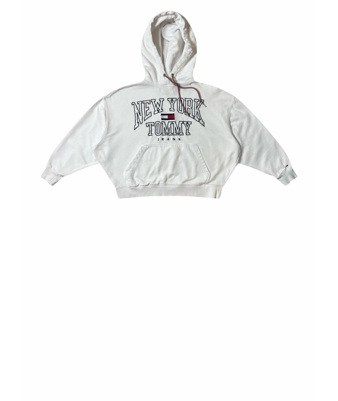 TOMMY HILFIGER Белый хлопковый джемпер / свитер, фото 1