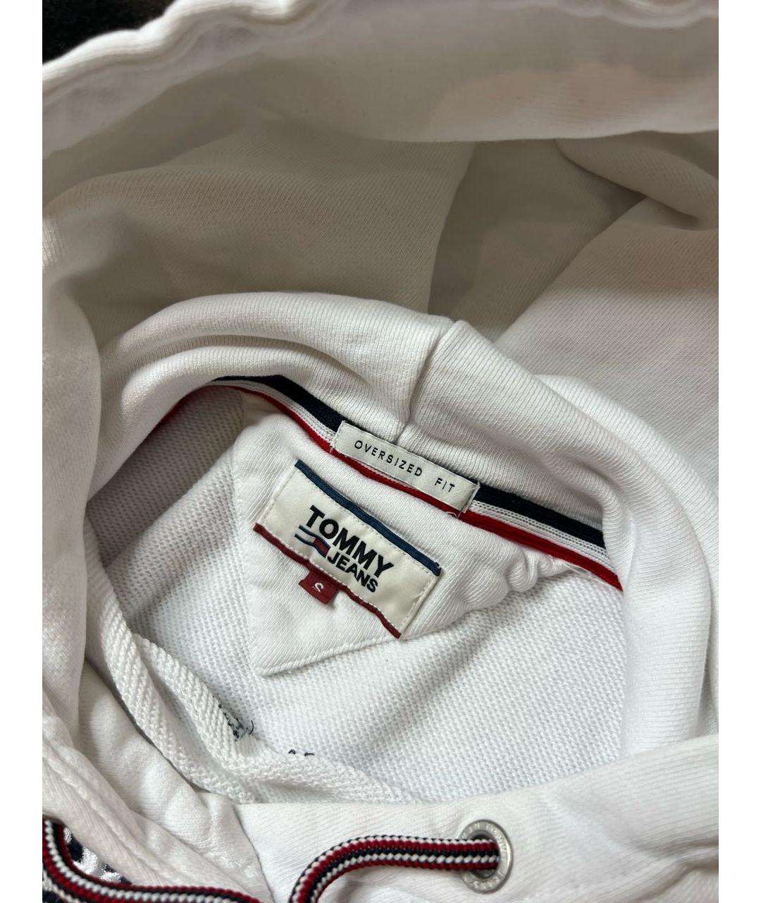 TOMMY HILFIGER Белый хлопковый джемпер / свитер, фото 7