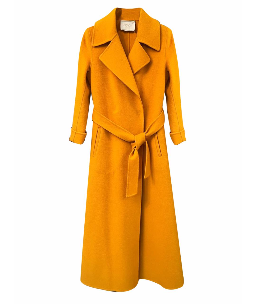 TAK.ORI Оранжевое кашемировое пальто, фото 1