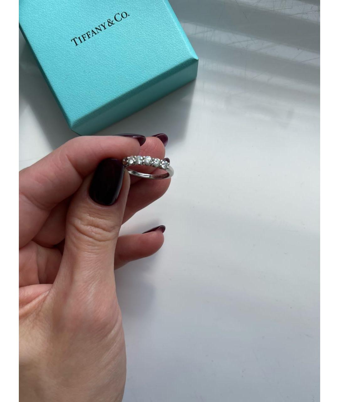 TIFFANY&CO Платиновое кольцо, фото 4