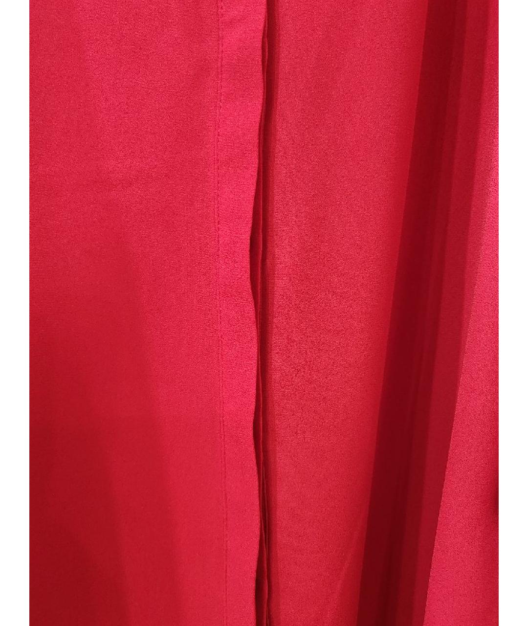 RALPH LAUREN Бордовая шелковая блузы, фото 4