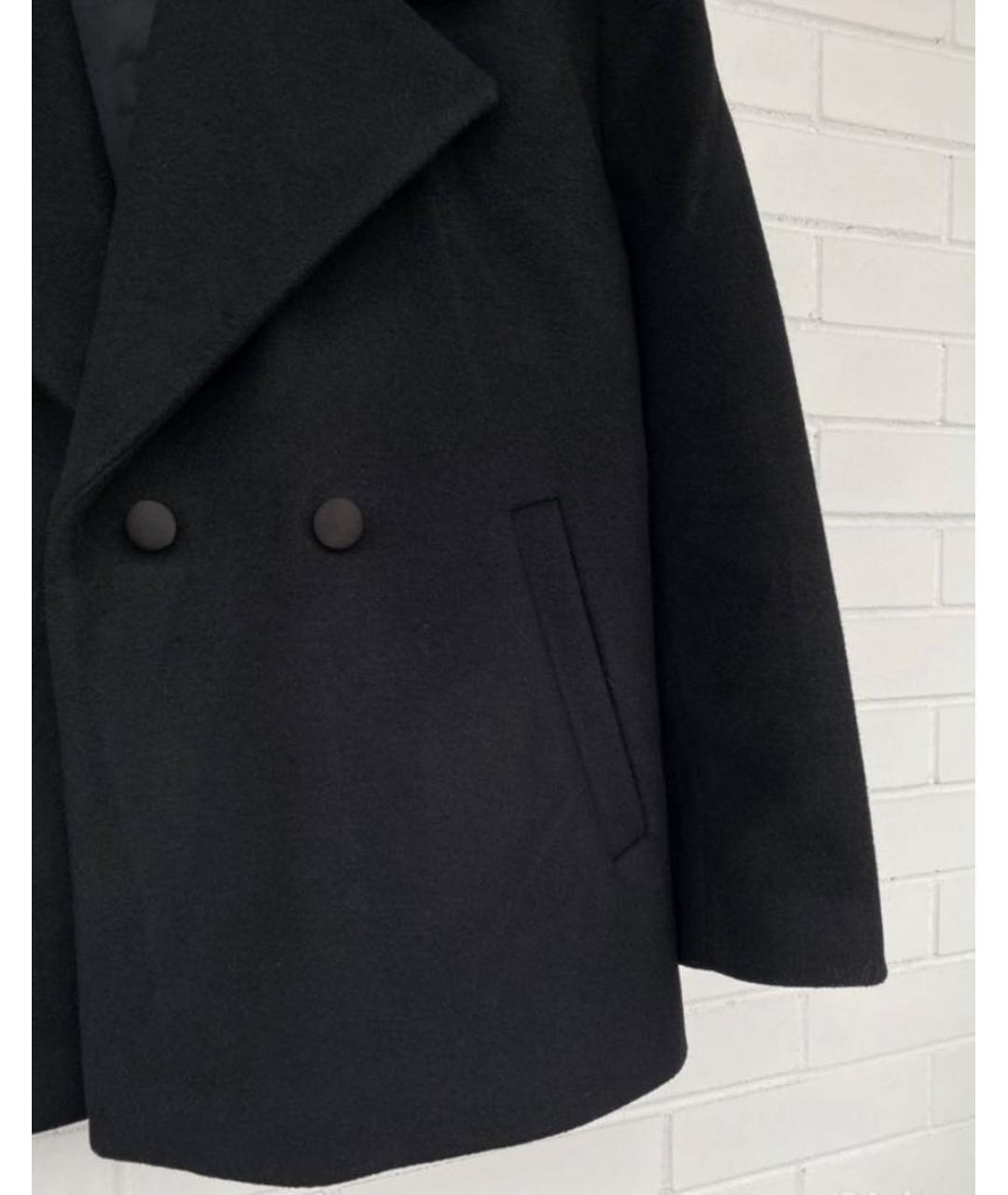 TOTEME Черное шерстяное пальто, фото 4