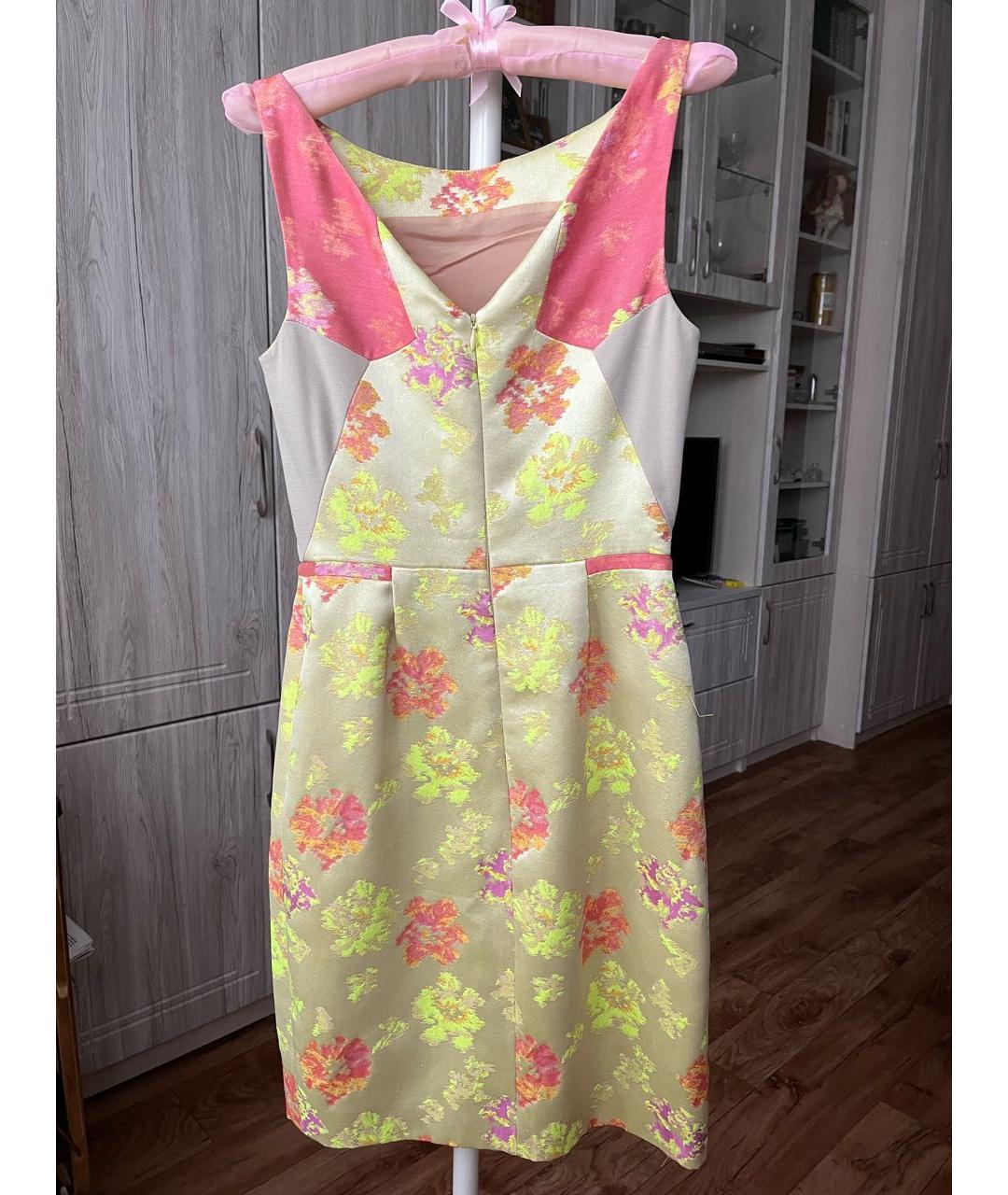 MATTHEW WILLIAMSON Розовое вискозное коктейльное платье, фото 2