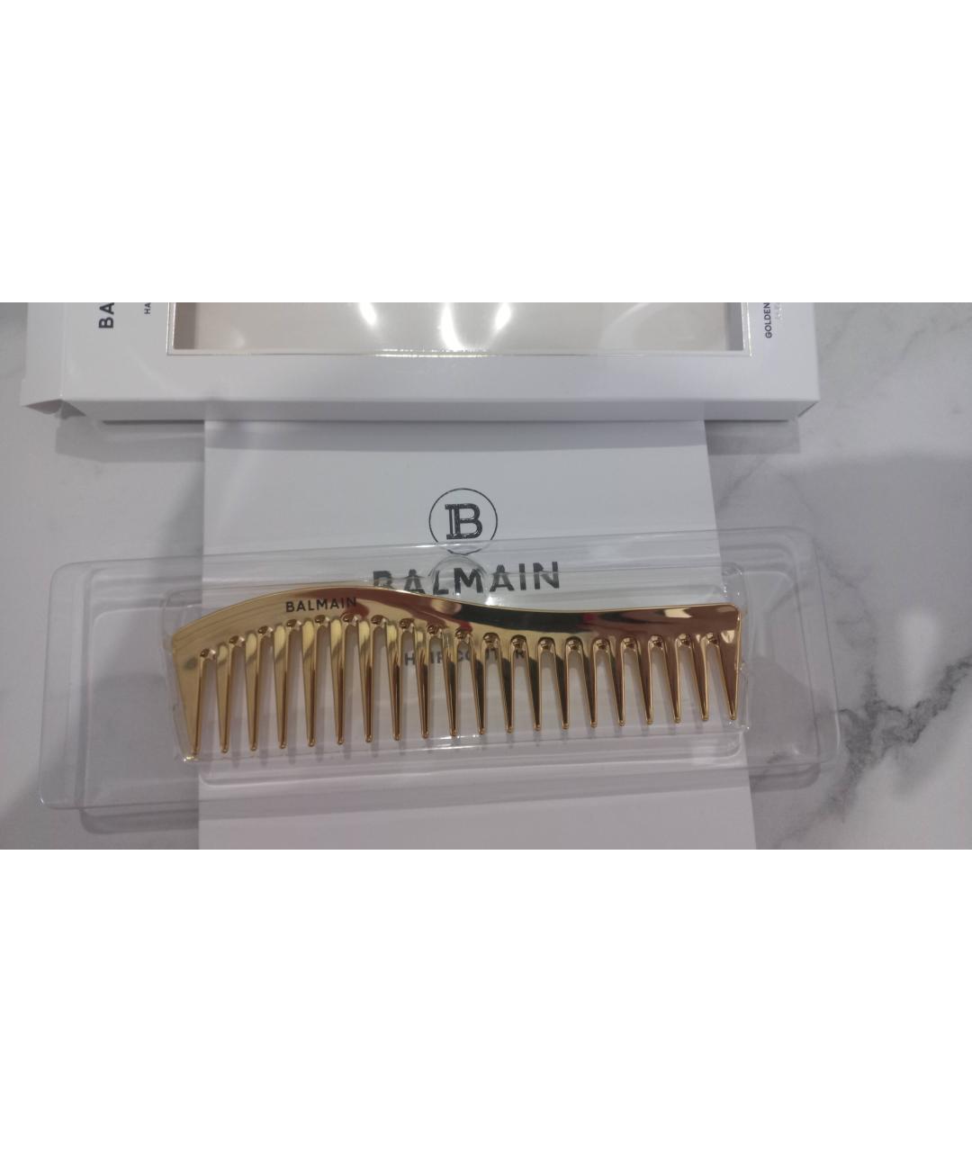 BALMAIN Золотая заколка, фото 5