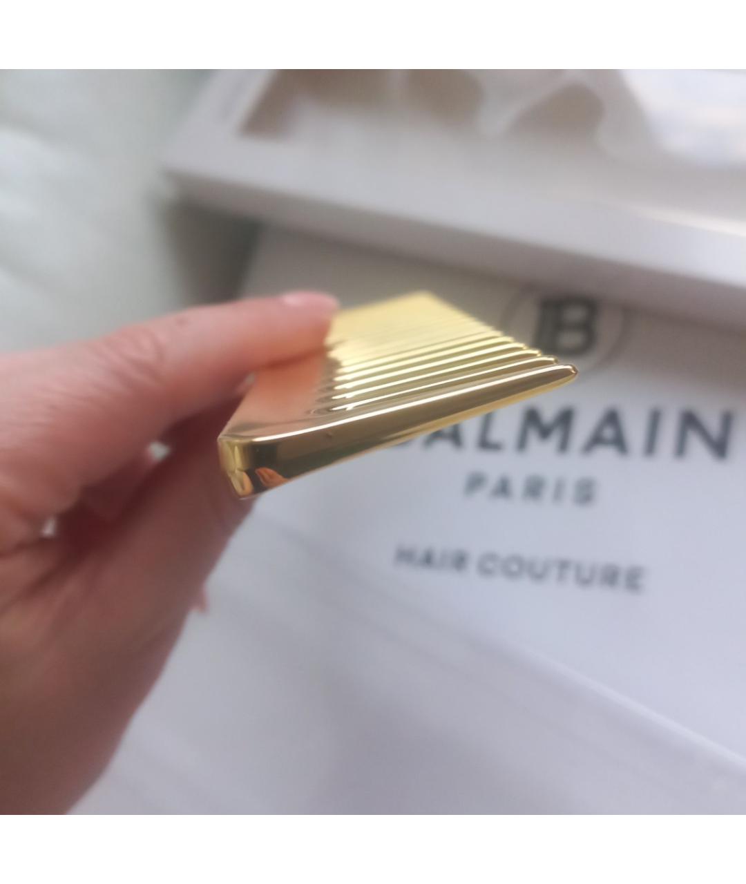 BALMAIN Золотая заколка, фото 9