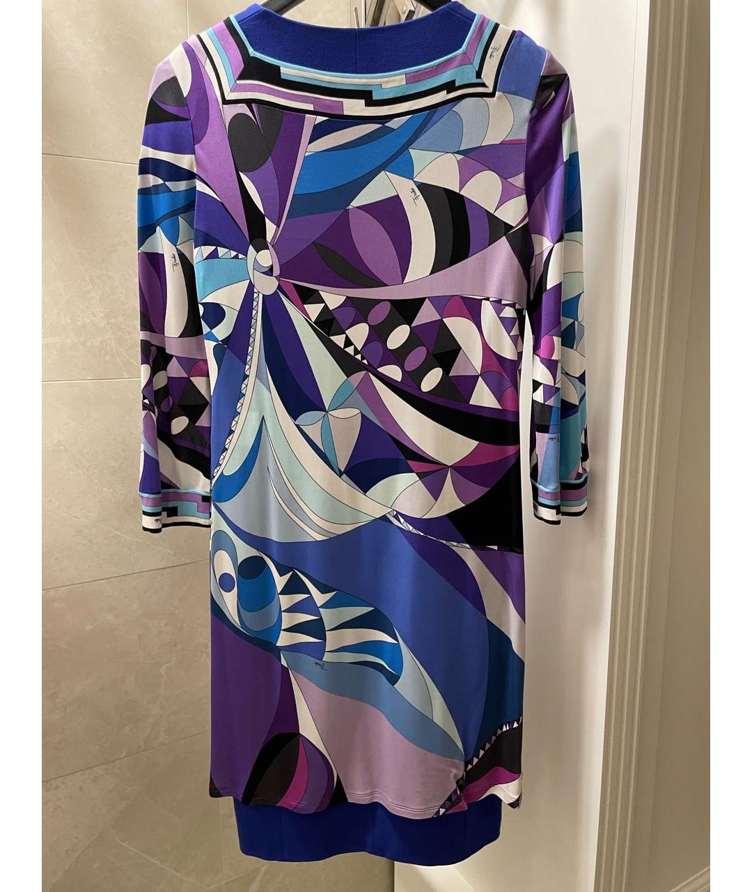 EMILIO PUCCI Мульти вискозное коктейльное платье, фото 2