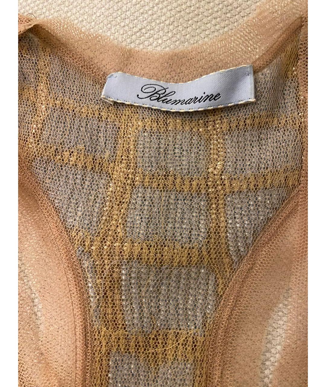 BLUMARINE Голубая майка, фото 3