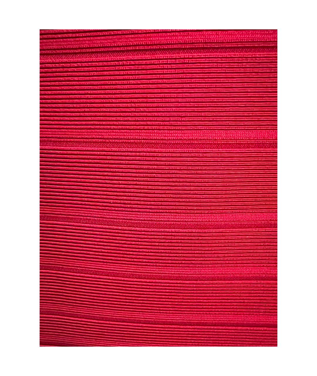 HERVE LEGER Красное коктейльное платье, фото 4