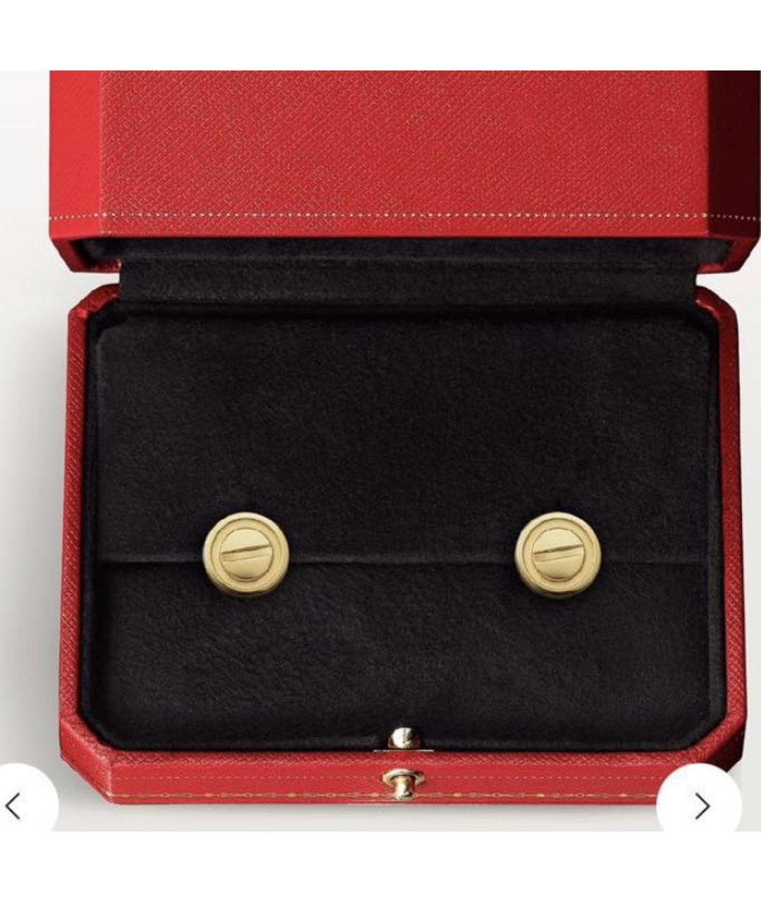 CARTIER Желтые серьги из желтого золота, фото 2
