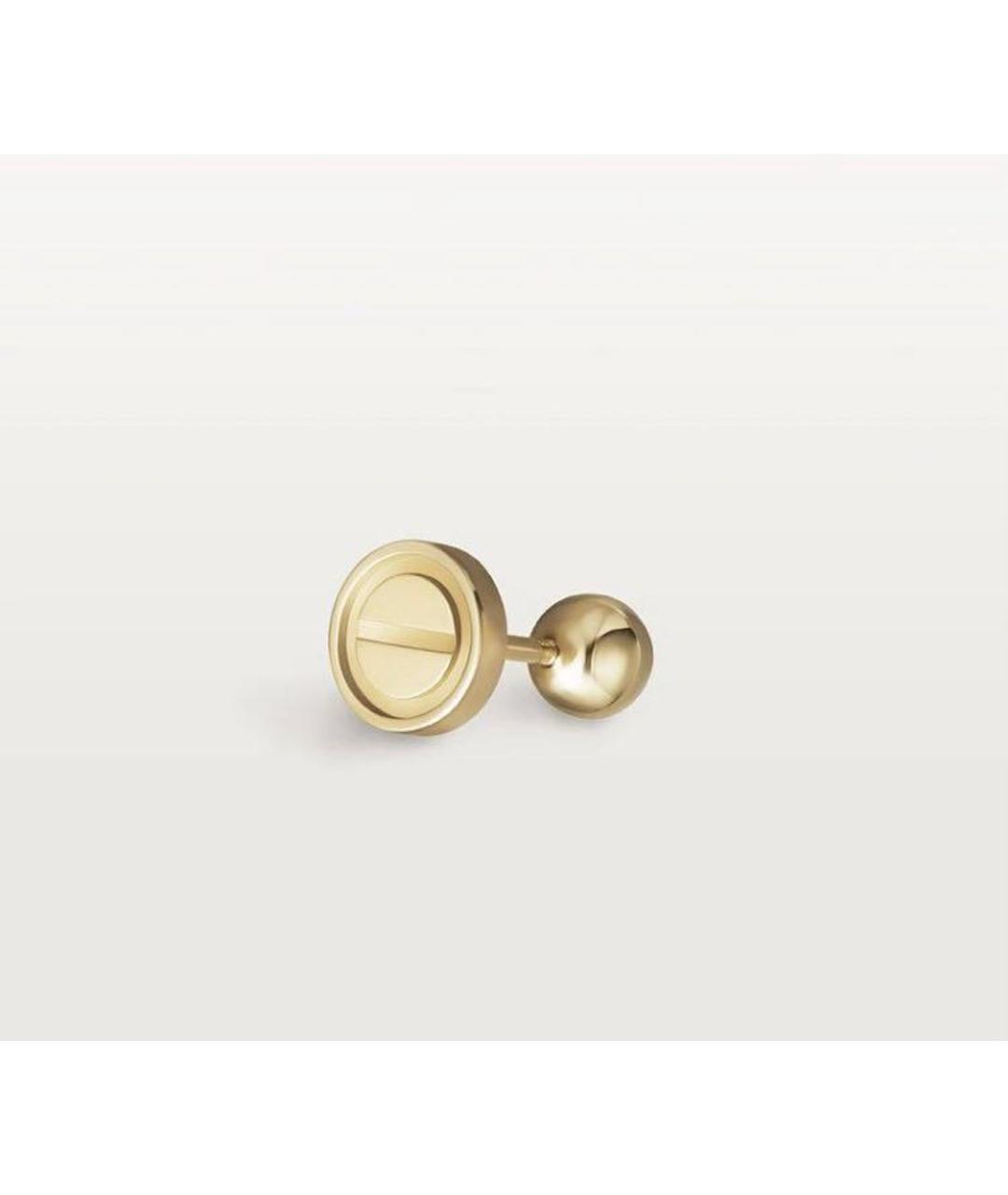 CARTIER Желтые серьги из желтого золота, фото 5