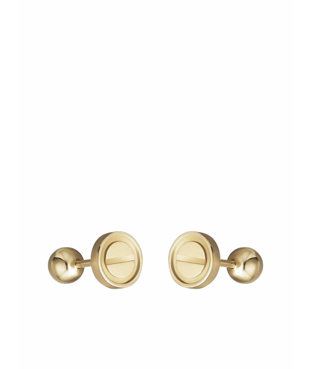 CARTIER Желтые серьги из желтого золота, фото 1