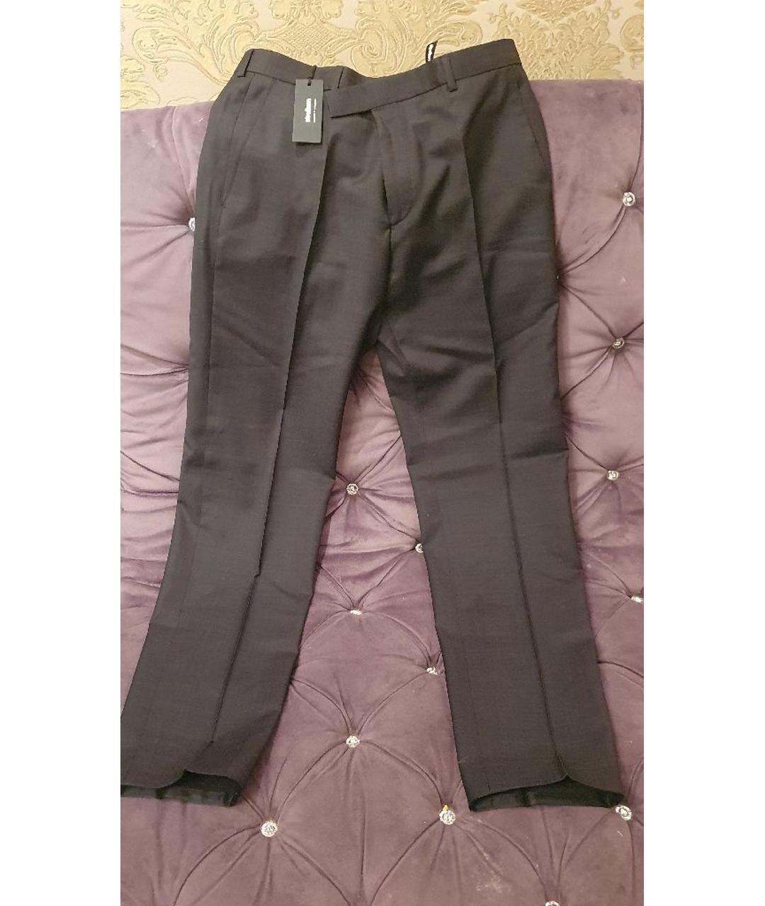 STRELLSON Серые шерстяные классические брюки, фото 3