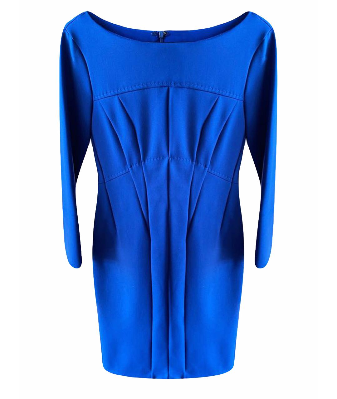 SPORTMAX Синее полиамидовое платье, фото 1