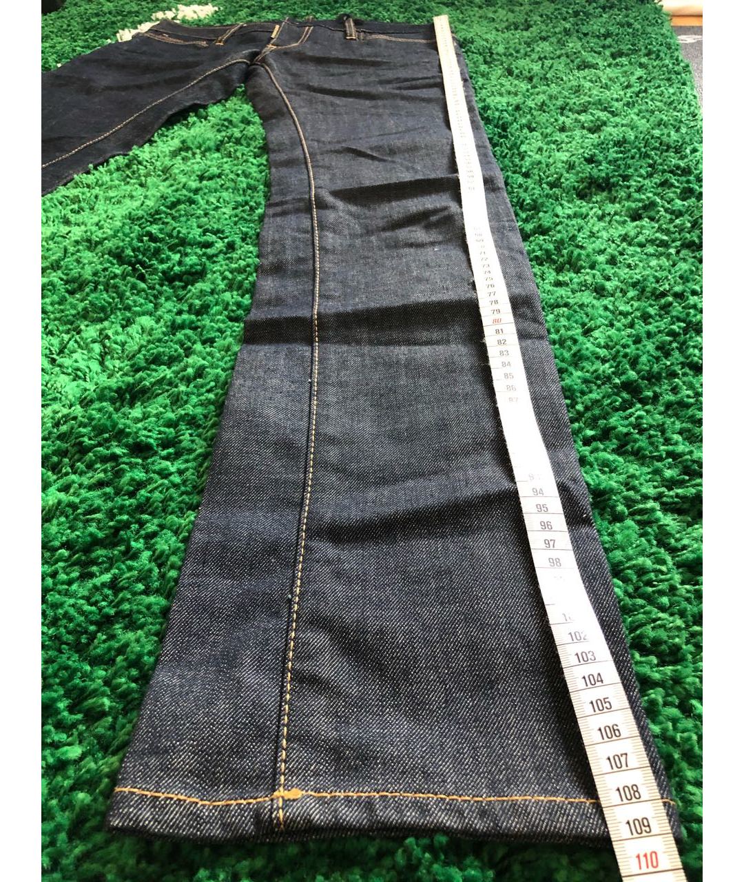 DSQUARED2 Темно-синие хлопко-эластановые прямые джинсы, фото 8