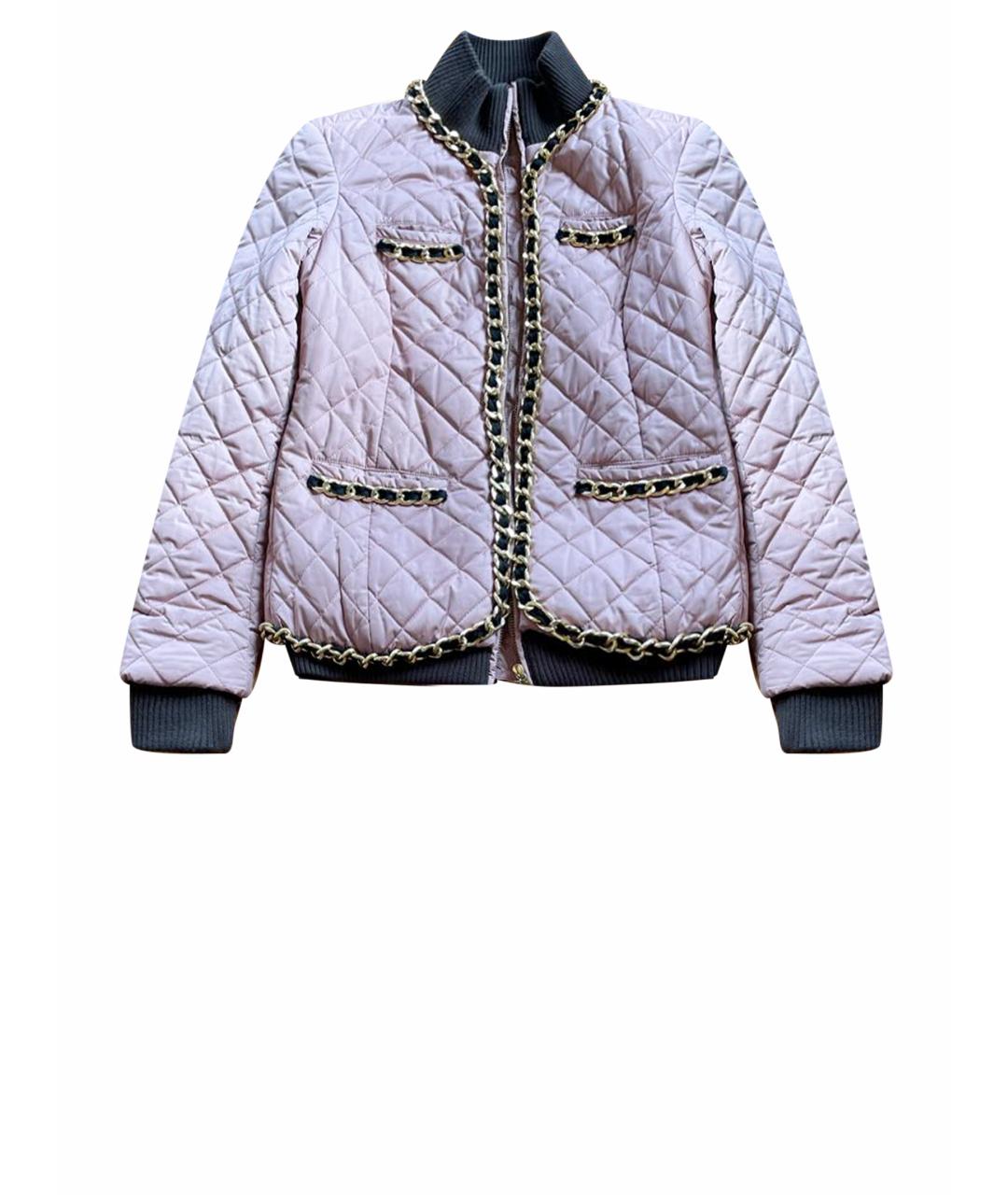 LOVE MOSCHINO Розовая полиэстеровая куртка, фото 1