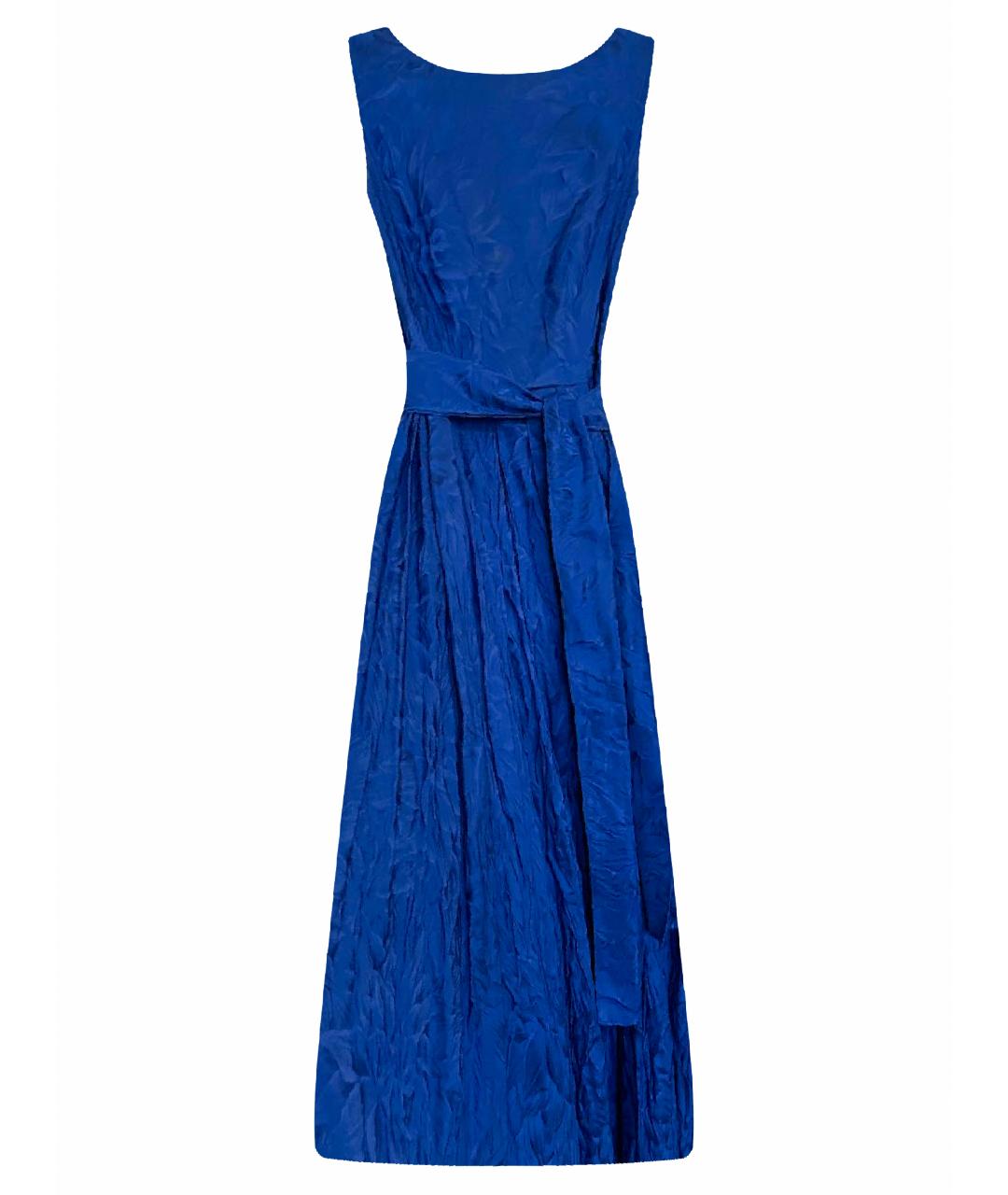 CAROLINA HERRERA Синее вечернее платье, фото 1