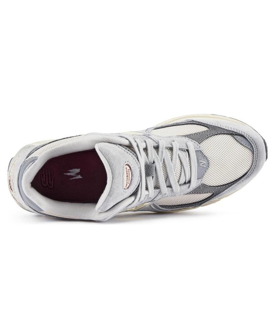 NEW BALANCE Серые замшевые кроссовки, фото 4