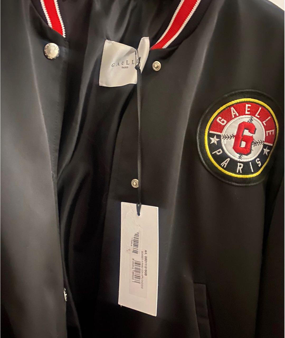 GAELLE BONHEUR Черная полиэстеровая куртка, фото 3