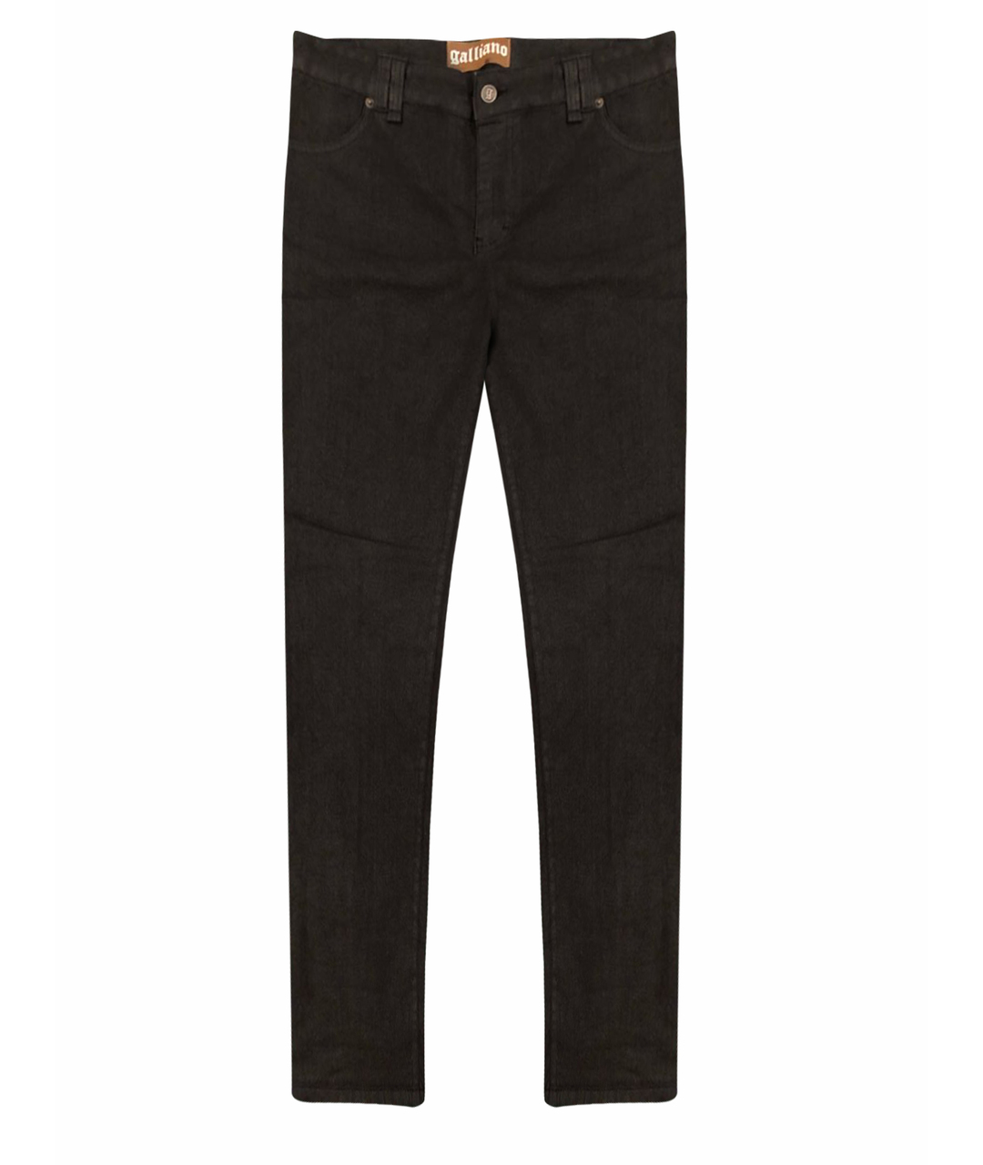 JOHN GALLIANO Черные прямые джинсы, фото 1