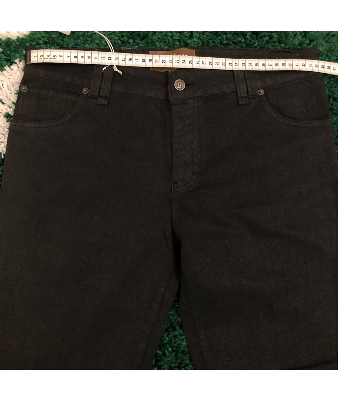JOHN GALLIANO Черные прямые джинсы, фото 6