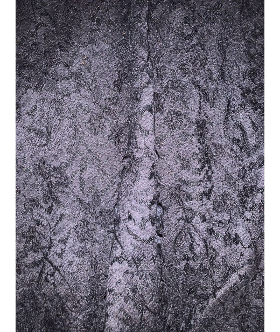 NO. 21 Черная полиамидовая юбка макси, фото 4