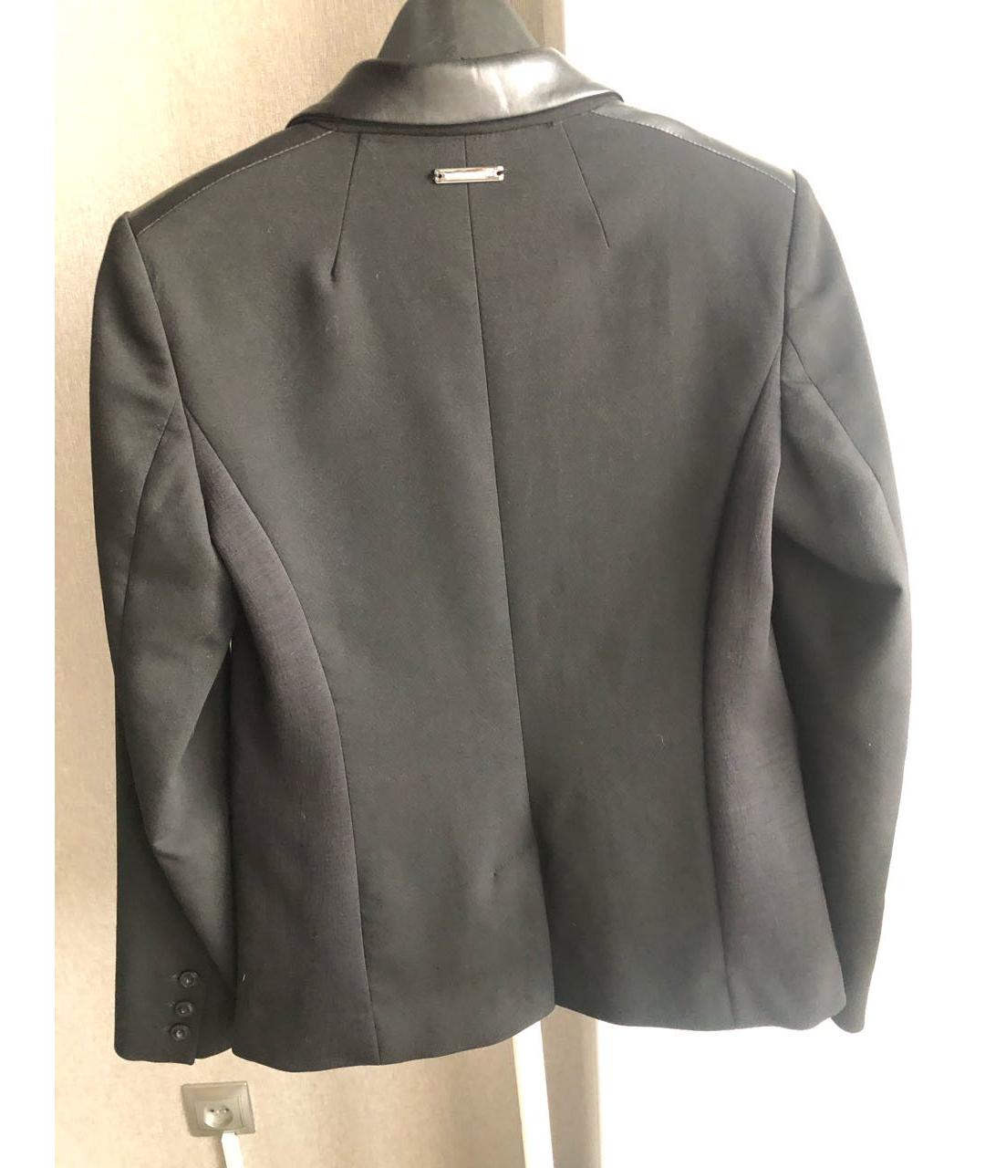 SPORTMAX Черный хлопковый жакет/пиджак, фото 5