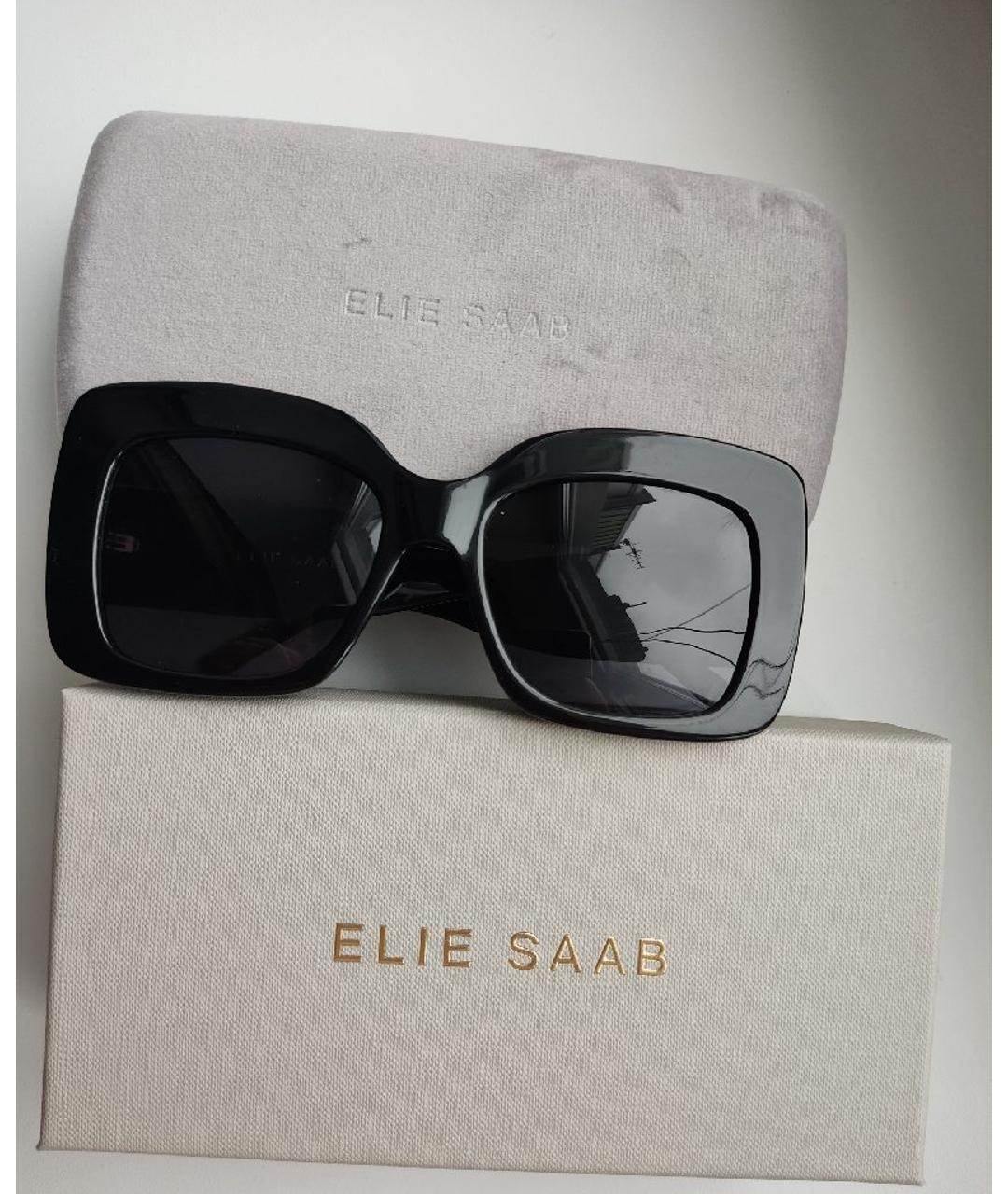 ELIE SAAB Черные солнцезащитные очки, фото 4